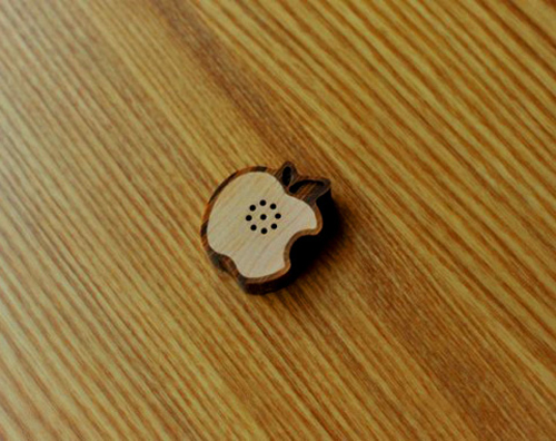 Wooden Apple Speaker by Motz