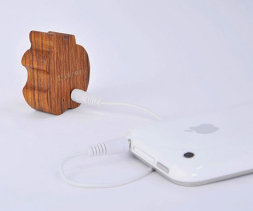 Wooden Apple Speaker by Motz