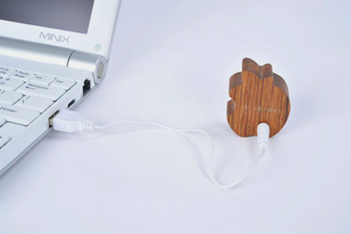 Wooden Apple Speaker by Motz