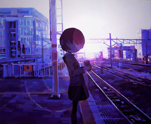 Sculptures Popping Out of Paintings by Shintaro Ohata