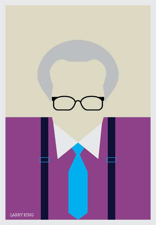 Celebrity Minimal Poster by Ali Jabbar