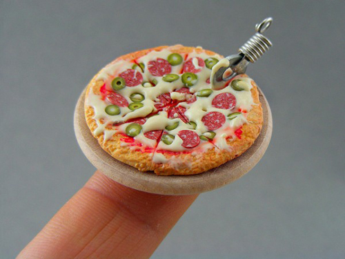 Tiny Food Sculptures by Shay Aaron