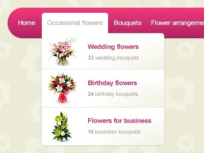 20 Beautiful Web Page Menu Design - DzineWatch