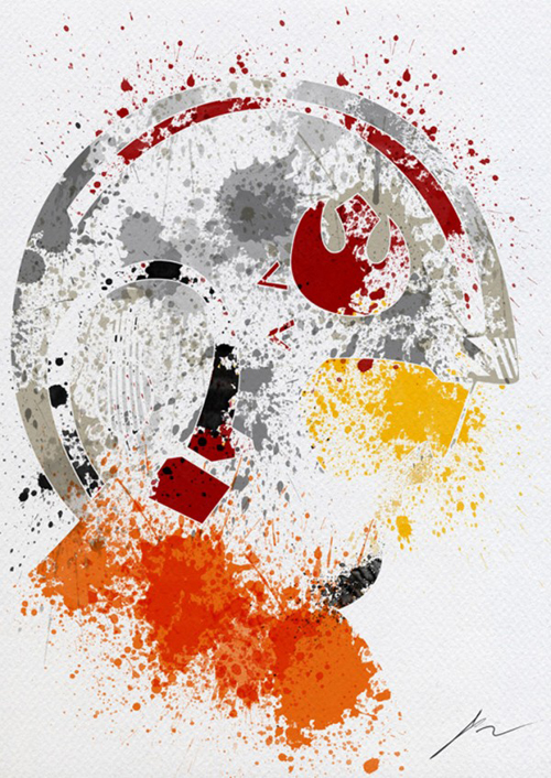 Paint Splatter Star Wars by Arian Noveir