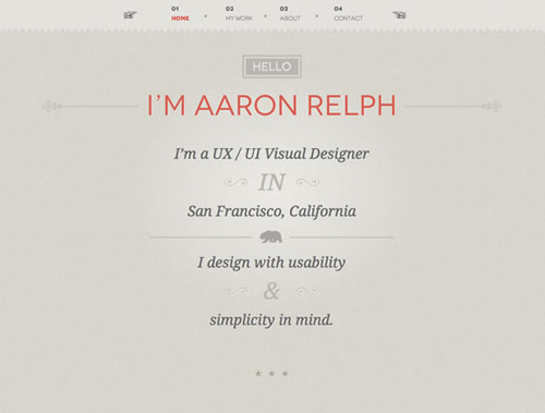 Examples of Single Page Website