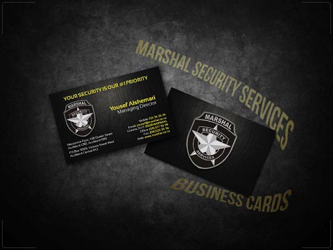 Black Business Cards