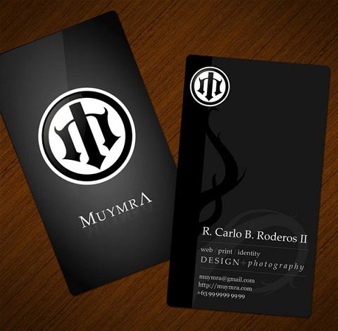 Black Business Cards