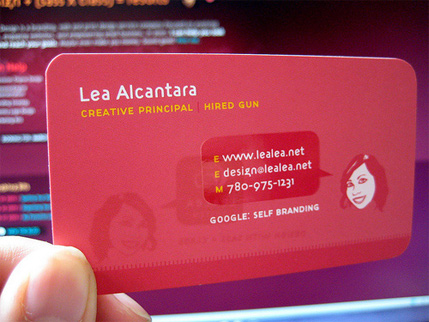 Colored Business Cards