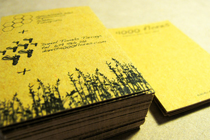 Colored Business Cards
