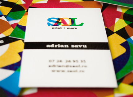 Colored Business Cards