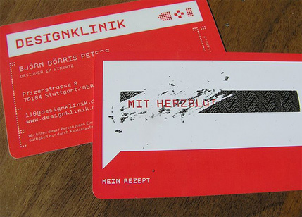 Colored Business Cards