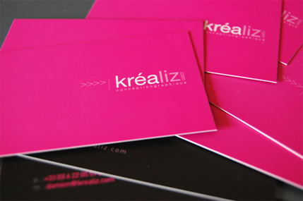Colored Business Cards