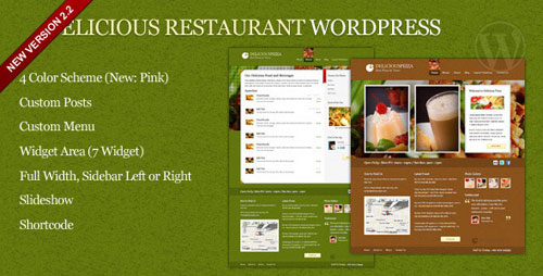 Restaurants & Cafes WordPress Themes