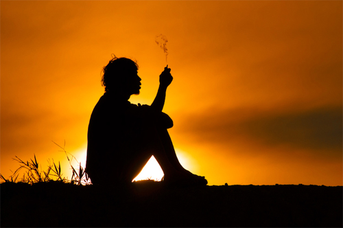 Amazing Sunset Silhouette