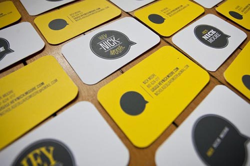 Yellow Business Cards