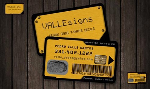 Yellow Business Cards