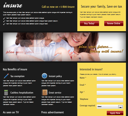 Premium Landing Page Templates