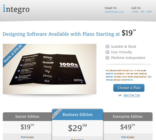 Premium Landing Page Templates