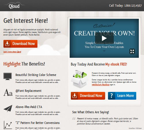 Premium Landing Page Templates