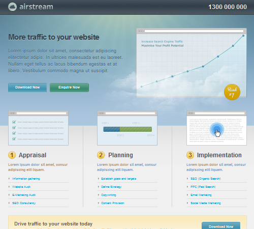 Premium Landing Page Templates