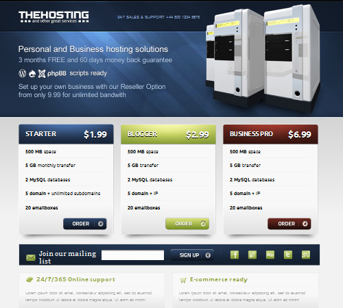 Premium Landing Page Templates