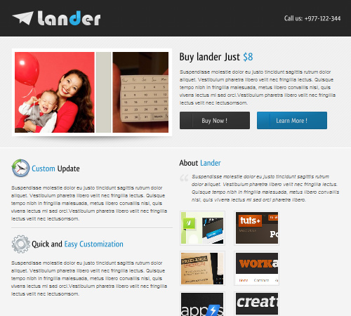 Premium Landing Page Templates