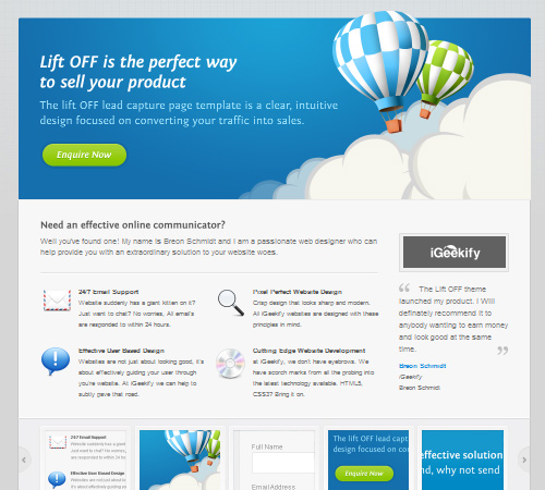 Premium Landing Page Templates