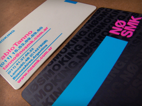 Typographic Business Cards