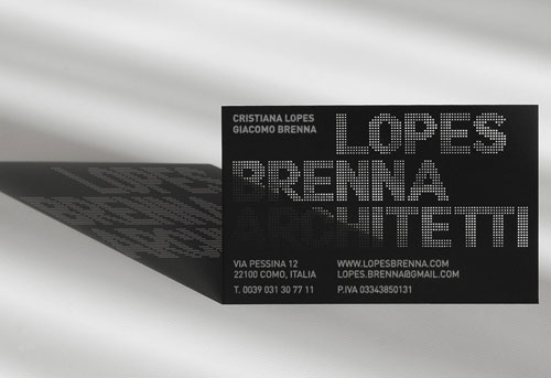 Typographic Business Cards