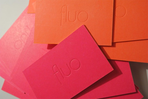 Typographic Business Cards