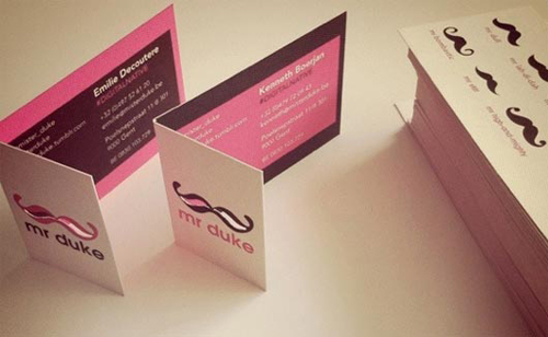 Folding Business Cards