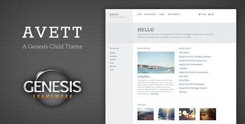 WordPress Theme - Genesis Framework