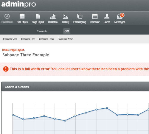 AdminPro - Premium Responsive Admin Template