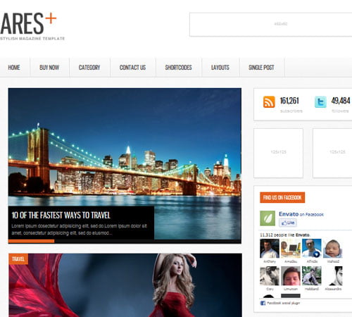 Responsive Magazine WordPress Themes