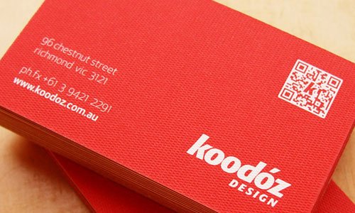 Red Business Card