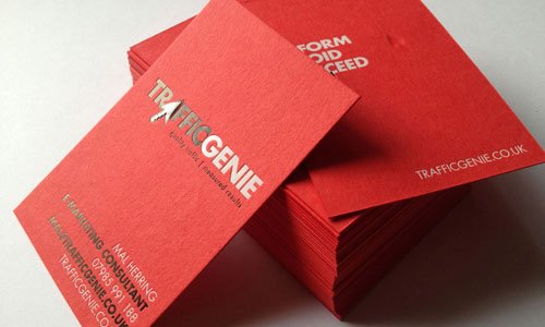 Red Business Card