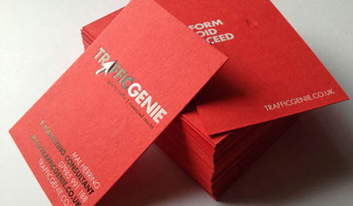 Red Business Card