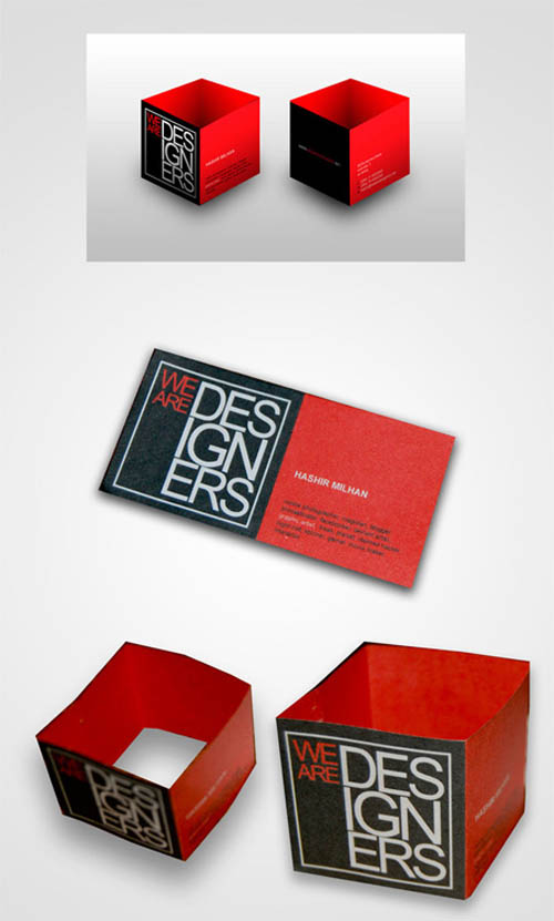 Red Business Card