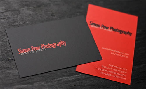 Red Business Card