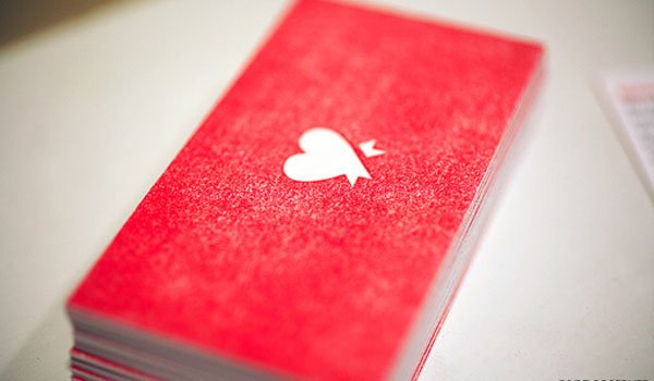 Red Business Card