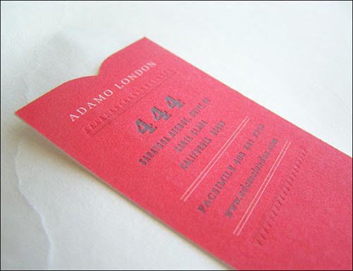 Red Business Card