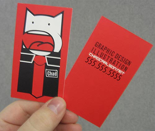 Red Business Card