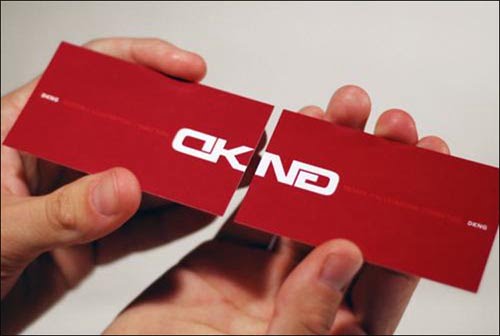 Red Business Card