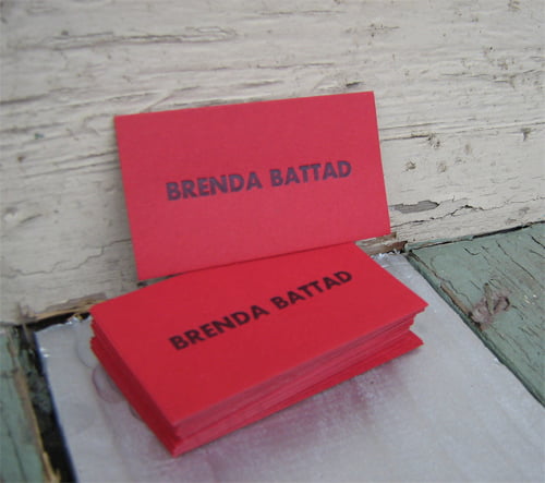 Red Business Card