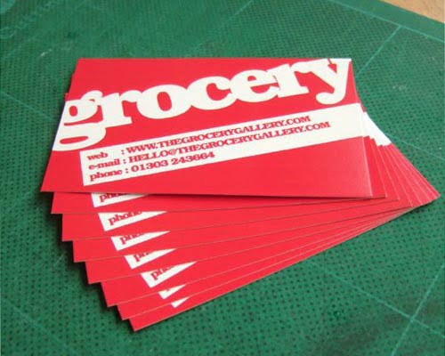 Red Business Card