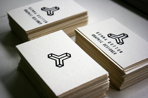 white-business-cards