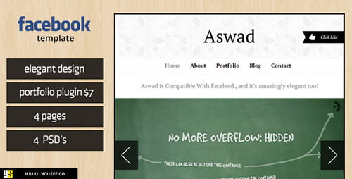 Aswad | Facebook Template