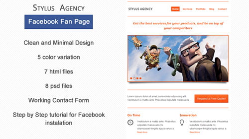 Stylus Agency Facebook Page Template