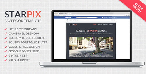 Starpix - Multipurpose Facebook Template