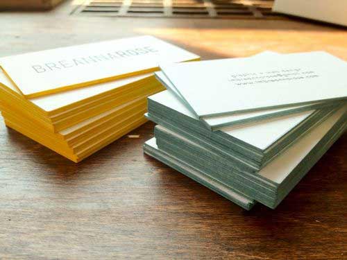 Letterpress Business Cards